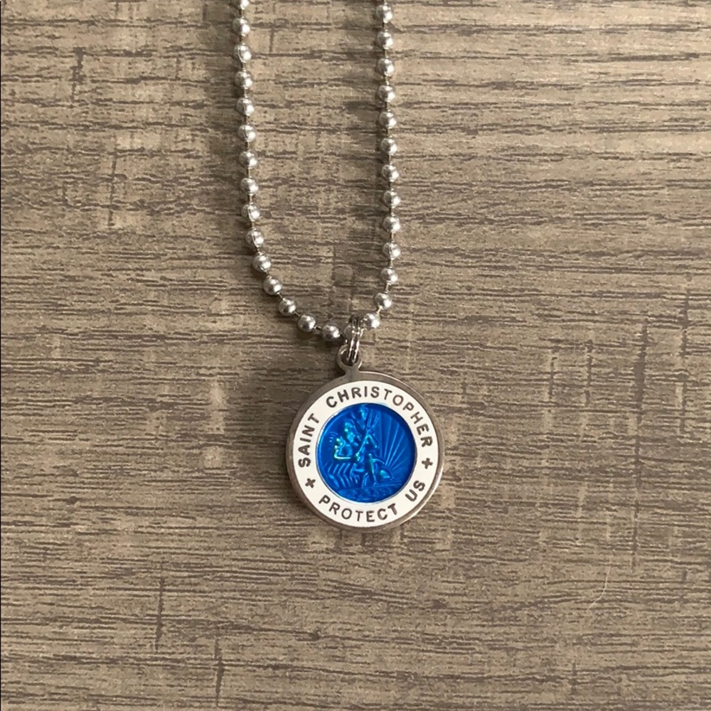 saint christopher necklace